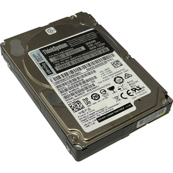 Купити Серверний диск Lenovo 00YK013 300Gb 10K 12G SAS 2.5 (ST300MM0048)