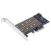 Адаптер High-Performance SSD M.2 NVMe SATA to PCIe Adapter (EM2-5003) - High-Performance-EM2-5003-1