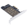 Адаптер High-Performance SSD M.2 NVMe SATA to PCIe Adapter (EM2-5003) - High-Performance-EM2-5003-3