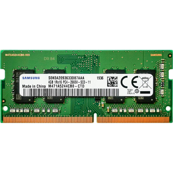 Купити Пам'ять для ноутбука Samsung SODIMM DDR4-2666 4Gb PC4-21300 non-ECC Unbuffered (M471A5244CB0-CTD)