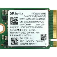 SSD диск SK hynix BC511 256Gb NVMe PCIe M.2 2230 (HFM256GDGTNI-82A0A)