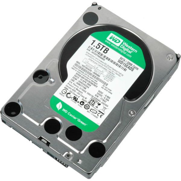 Купити Жорсткий диск Western Digital Caviar Green 1.5Tb 5.4K 3G SATA 3.5 (WD15EADS)