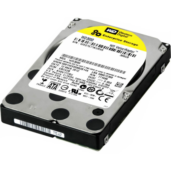 Купити Жорсткий диск Western Digital VelociRaptor 300Gb 10K 3G SATA 2.5 (WD3000BLFS)