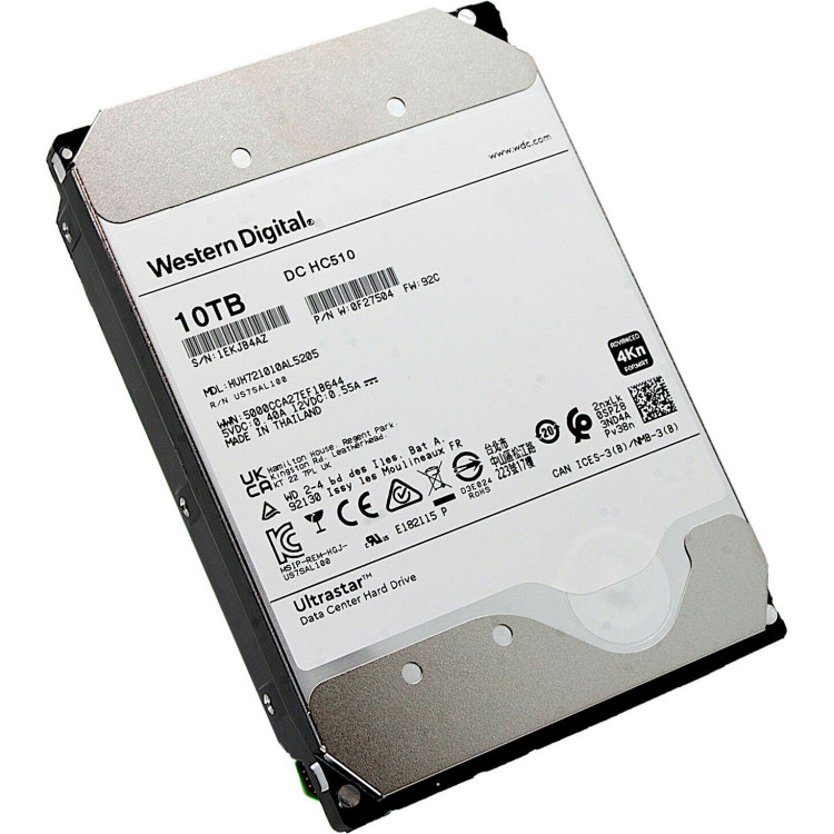 Серверний диск Western Digital Ultrastar DC HC510 10Tb 7.2K 12G