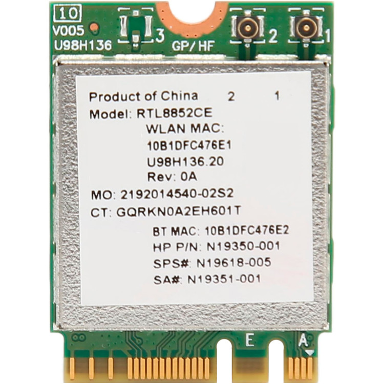 Wi-Fi модуль Realtek Wi-Fi 6 AX1800 M.2 802.11ax Bluetooth 5.3 ...