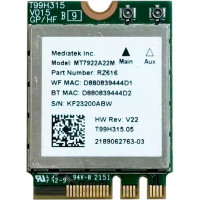 Wi-Fi модуль MediaTek MT7925 M.2 Wi-Fi 7 Bluetooth 5.3 (MT7925B22M)