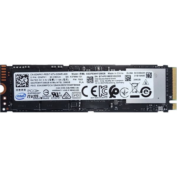 Купити SSD диск Intel 660p 256Gb NVMe PCIe M.2 2280 (SSDPEMKF256GB)