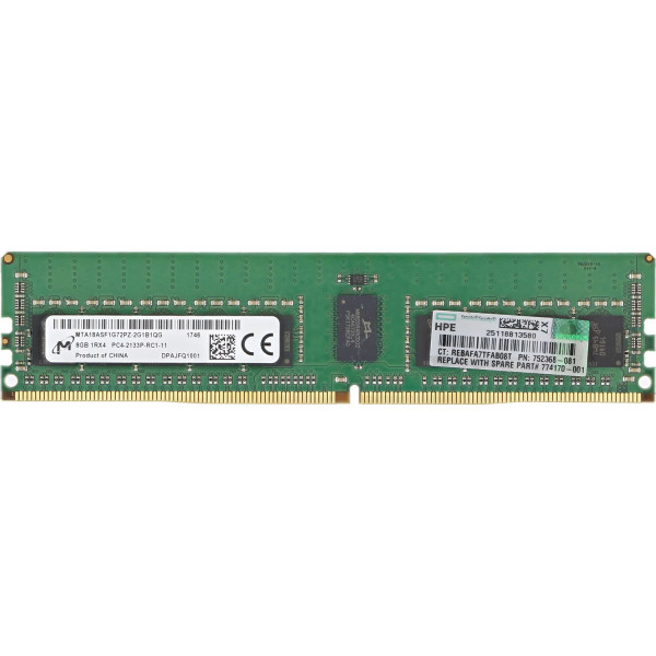 Купити Пам'ять для сервера HP 752368-081 DDR4 2133Mhz 8Gb RDIMM