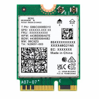 Wi-Fi модуль Intel Wi-Fi 7 BE202 M.2 802.11be Bluetooth 5.4 (BE202NGW)