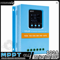 Контролер заряду сонячних панелей POWLSOJX MPPT 100A 12–48V
