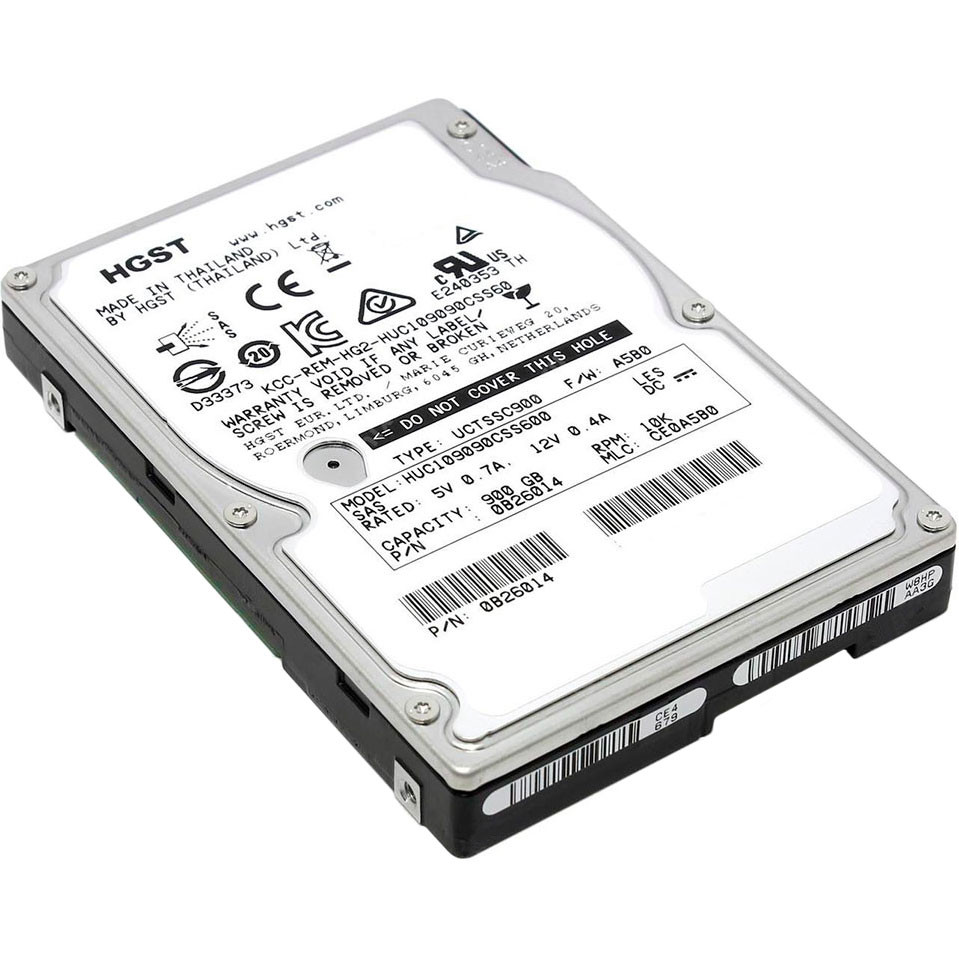 Серверний диск HGST Ultrastar C10K900 900Gb 10K 6G SAS 2.5