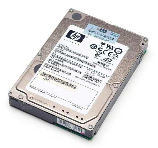Купити Серверний диск HP 512544-004 146Gb 15K 6G SAS 2.5 (EH0146FAWJB)