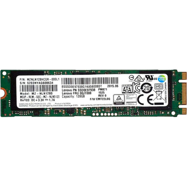 Купити SSD диск Samsung PM871 128Gb 6G SATA M.2 2280 (MZ-NLN1280)