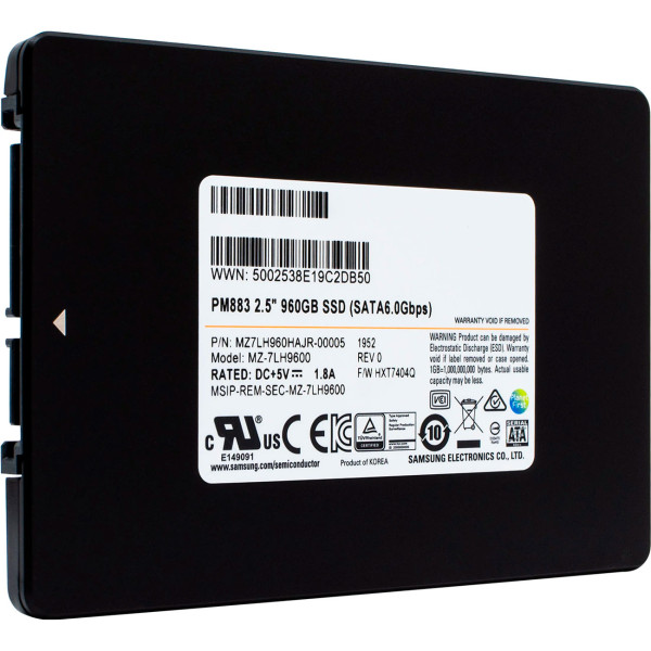 Купити SSD диск Samsung PM883 960Gb 6G SATA 2.5 (MZ-7LH9600)