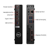 Купити Міні-ПК Dell OptiPlex 5090 Micro Core i3-10105T 8GB RAM 256GB SSD Windows 11