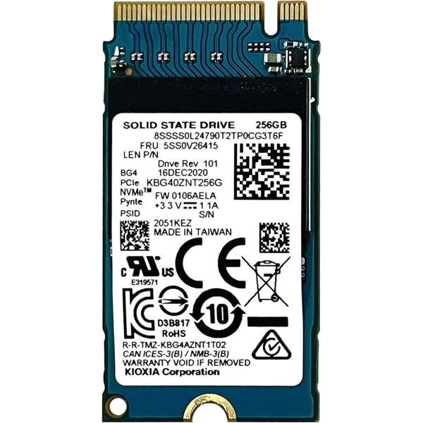 Купити SSD диск Kioxia BG4 256Gb NVMe PCIe M.2 2242 (KBG40ZNT256G)