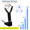 Wi-Fi карта Fenvi WiFi 6E AX3000 Tri-Band USB 3.0 (RTL8832CU) - Fenvi-WiFi-6E-AX3000-Tri-Band-USB-3.0-(RTL8832CU)-3