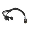Кабель HP SFF-8087 Mini-SAS to 4 SATA Female 483508-003