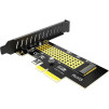 Адаптер JEYI SSD M.2 NVMe to PCIe 4.0 Adapter (SK4)