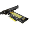 Адаптер JEYI SSD M.2 NVMe to PCIe 4.0 Adapter (SK4) - JEYI-SSD-M.2-NVMe-to-PCIe-4.0-Adapter-(SK4)-1