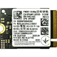 SSD диск Samsung PM991 512Gb NVMe PCIe M.2 2230 (MZ-9LQ512A)