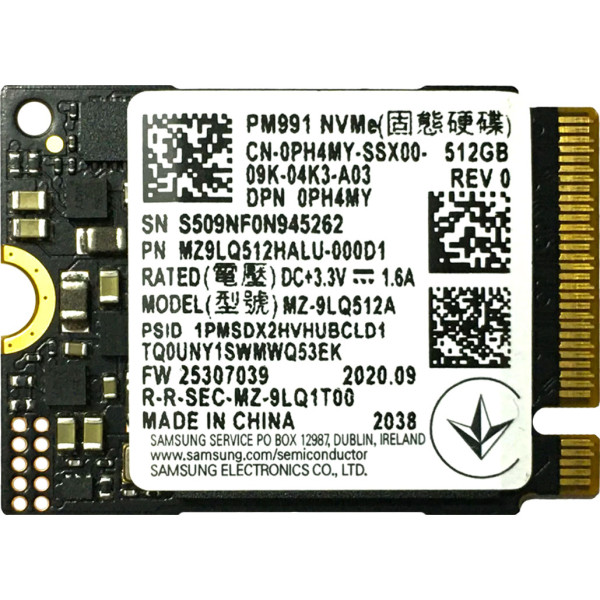 Купити SSD диск Samsung PM991 512Gb NVMe PCIe M.2 2230 (MZ-9LQ512A)