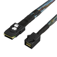 Кабель SFF-8643 Mini-SAS HD to SFF-8087 Mini-SAS 0.25m Кабель SFF-8643 Mini-SAS HD to SFF-8087 Mini-SAS 0.25m
