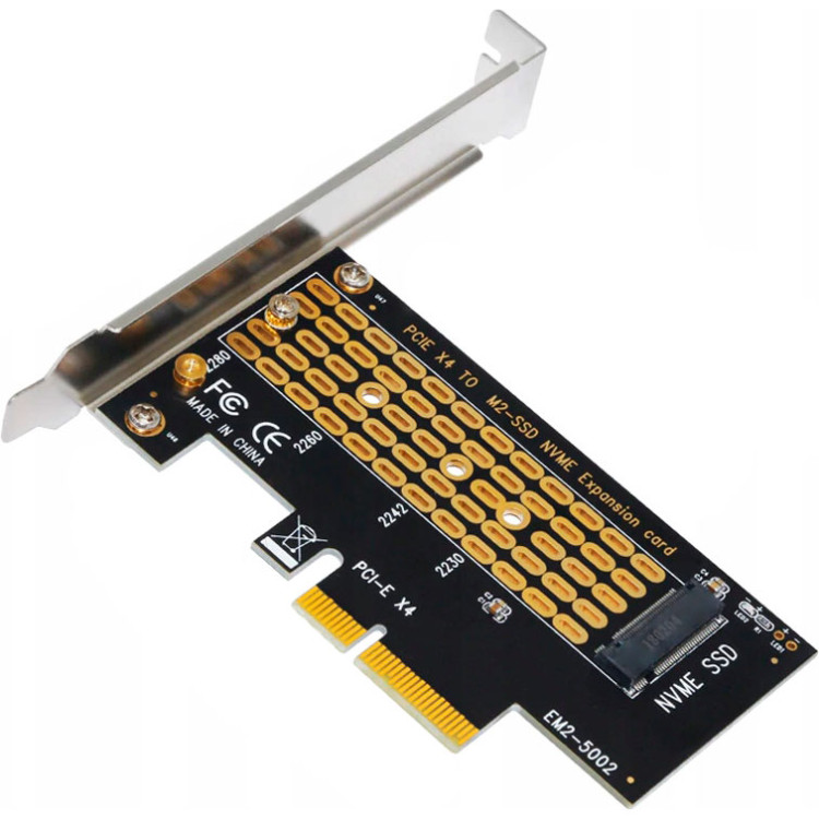 Адаптер High-Performance SSD M.2 NVMe to PCIe Adapter (EM2-5002) – ціна ...