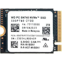 SSD диск Western Digital PC SN740 2Tb NVMe PCIe M.2 2230 (SDDPTQE-2T00)