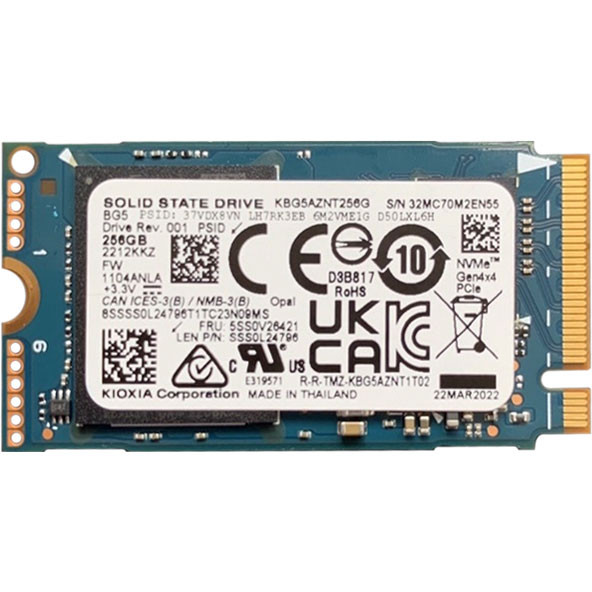 Купити SSD диск Kioxia BG5 256Gb NVMe PCIe M.2 2242 (KBG5AZNT256G)