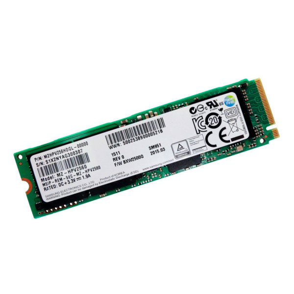 Купити SSD диск Samsung SM951 256Gb NVMe PCIe M.2 2280 (MZ-HPV2560)