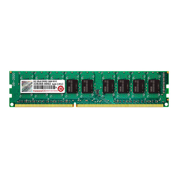 Купить Оперативная память Transcend DDR3-1600 8Gb PC3-12800E ECC Unbuffered (TS1GLK72V6H)