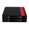 iStarUSA BPU-124DE-SS 5.25 to 4x 2.5 SATA 6 Gbps HDD SSD Hot-swap Rack - iStarUSA-BPU-124DE-SS-3
