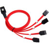 Кабель CableCreation SFF-8087 Mini-SAS to 4 SATA Splitter 0.5m (CS0025)