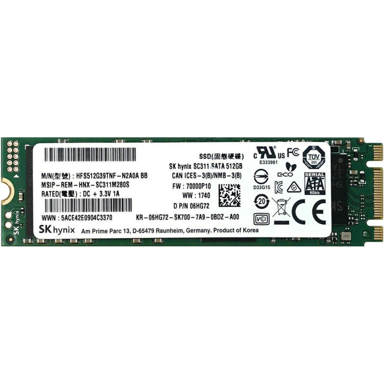 SSD диск SK hynix SC311 512Gb 6G SATA M.2 2280 (HFS512G39TNF-N2A0A