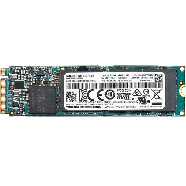 Купити SSD диск Toshiba XG4 512Gb NVMe PCIe M.2 2280 (THNSN5512GPUK)