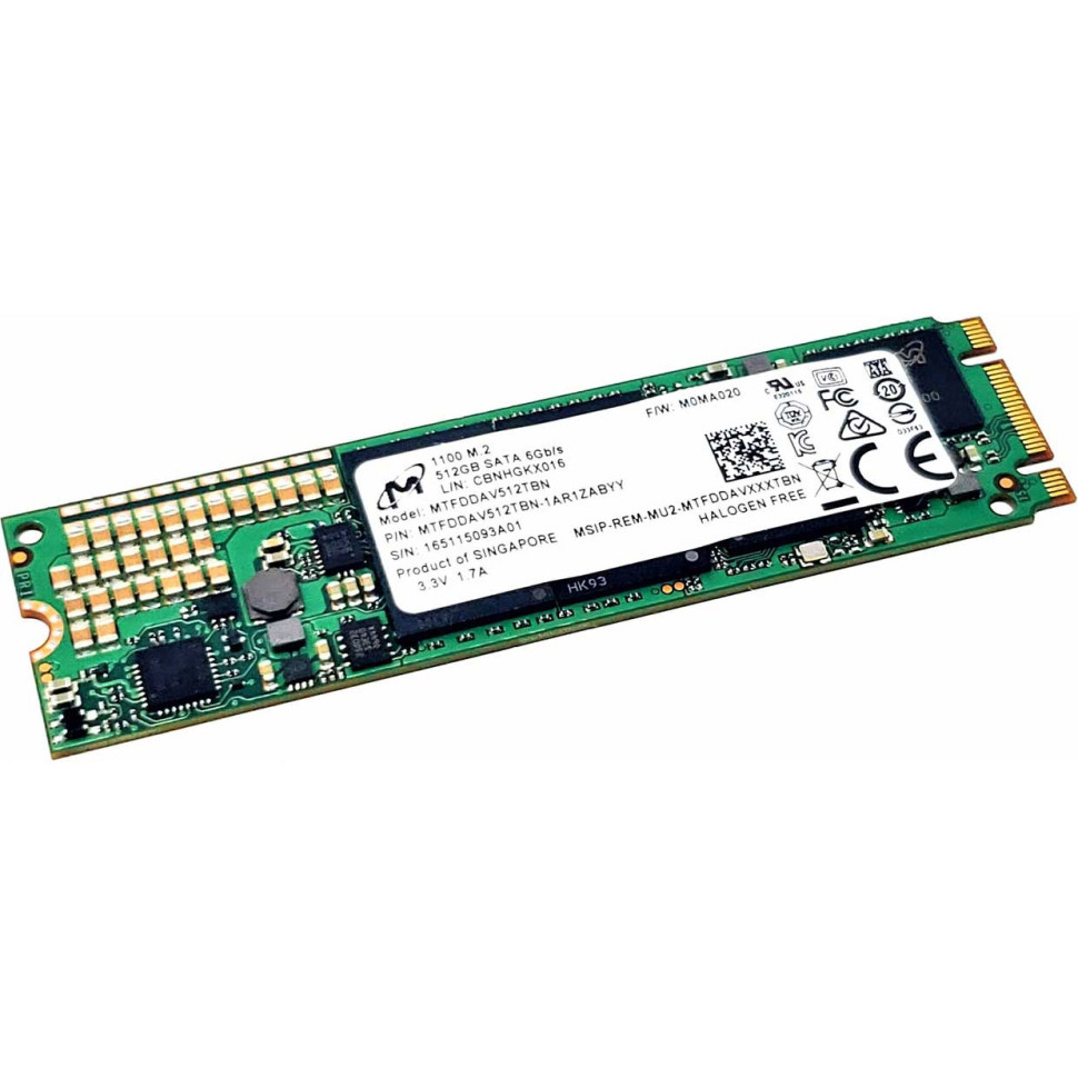 SSD диск Micron 1100 512Gb 6G SATA M.2 2280 (MTFDDAV512TBN) – ціна