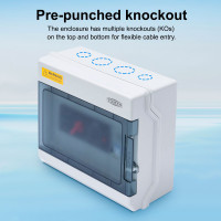 Купити Щиток комбінований TOMZN 63A AC 220V 3P (TOATS9-2-T)