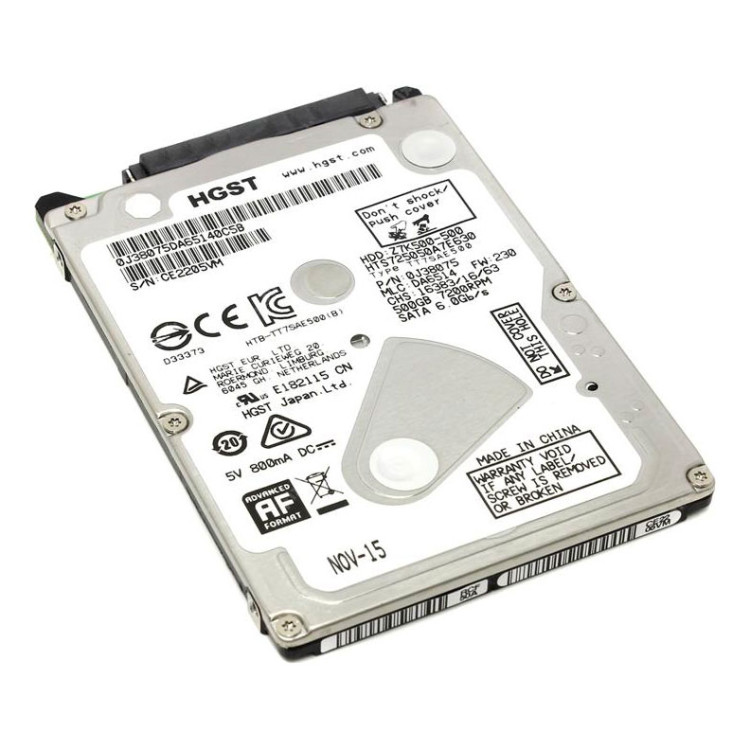 Жорсткий диск HGST Travelstar Z7K500 500Gb 7.2K 6G SATA 2.5