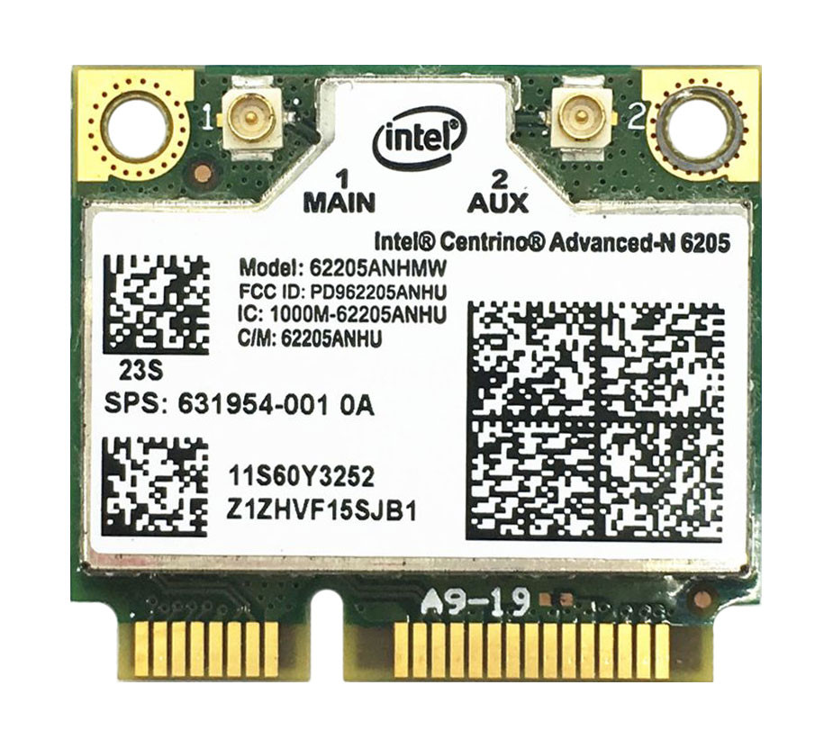 damp is uudgrundelig Wi-Fi модуль Intel Centrino Advanced-N 6205 Mini PCI-e 300Mbps 802.11agn ( 62205ANHMW) – ціна, купити в Києві, Харкові, Дніпрі, Одесі, Запорожжі,  Львові. Wi-Fi модуль Intel Centrino Advanced-N 6205 Mini PCI-e 300Mbps  802.11agn (62205ANHMW):