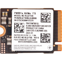 SSD диск Samsung PM991a 1Tb NVMe PCIe M.2 2230 (MZ-9LQ1T0B)