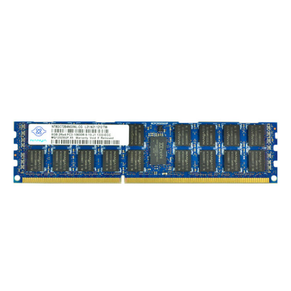 Купити Пам'ять для сервера Nanya DDR3-1333 8Gb PC3-10600R ECC Registered (NT8GC72B4NG0NL-CG)