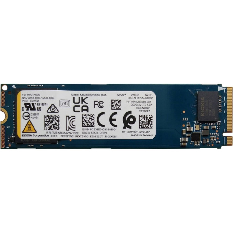 SSD диск Kioxia BG5 256Gb NVMe PCIe M.2 2280 (KBG50ZNV256G) – ціна