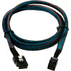 Кабель SFF-8643 Mini-SAS HD to SFF-8087 Mini-SAS 0.75m