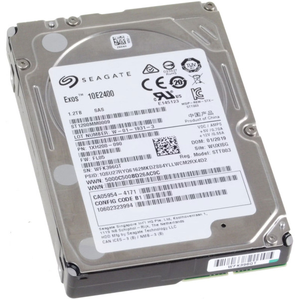 Купити Серверний диск Seagate Exos 10E2400 1.2Tb 10K 12G SAS 2.5 (ST1200MM0009)