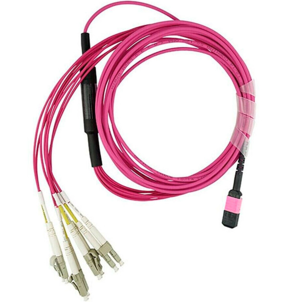 Купити Оптичний патч-корд Dell MPO to 4x LC Fiber Breakout Cable 0YKRT2 (CBL-MPO12-4LC-OM4-5M)