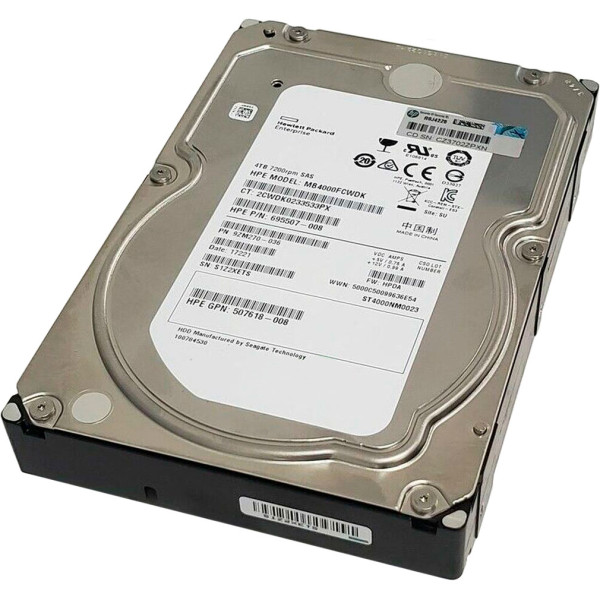 Купити Серверний диск HP 693672-003 4Tb 7.2K 6G SAS 3.5 (WD4001FYYG)