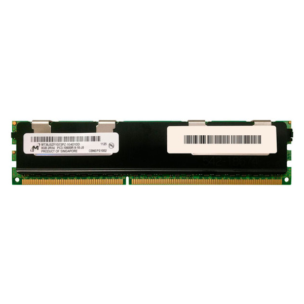 Купить Оперативная память Micron DDR3-1333 8Gb PC3-10600R ECC Registered (MT36JSZF1G72PZ-1G4D1DD)