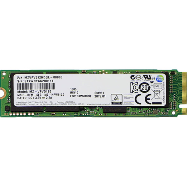Купити SSD диск Samsung SM951 512Gb NVMe PCIe M.2 2280 (MZ-VPV5120)