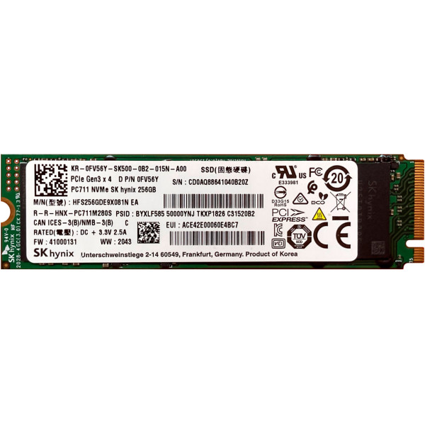 Купити SSD диск SK hynix PC711 256Gb NVMe PCIe M.2 2280 (HFS256GDE9X081N)